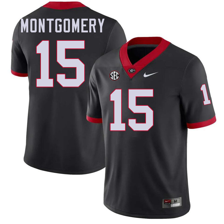 Ryan Montgomery Georgia Jersey,University Of Georgia Bulldogs Football Jersey,Uniforms,Gears-Black